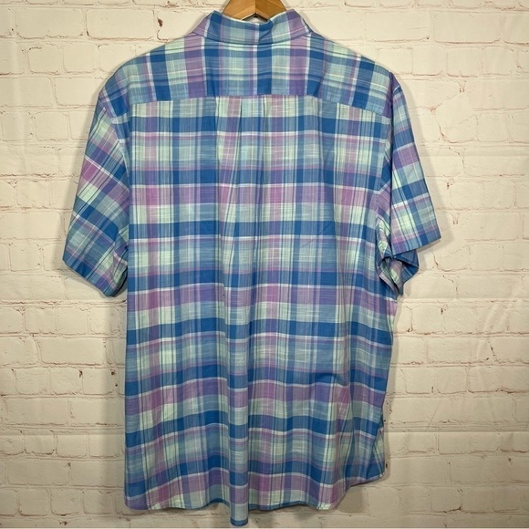 Vineyard Vines Shirt Mens XL Blue Plaid Button Up Classic Fit Murray Shirt - Picture 9 of 9